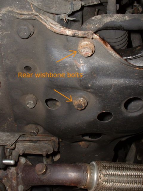 rear wishbone bolts photo